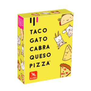 Taco gato cabra queso pizza. Juego de cartas divertido a partir de 8 años y para toda la familiar