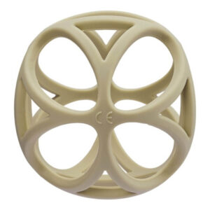 Pelota sensorial de silicona en color arena