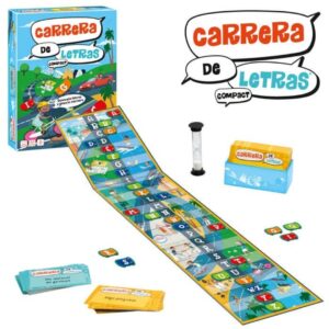 Juego Carrera de Letras de Lúdilo, juego educativo para ampliar vocabulario y ortografía desde los 6 años