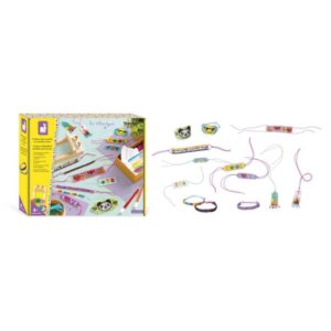 Set de 13 joyas de cuentas Pop y telar Janod, juguete creativo para diseñar collares y pulseras infantiles